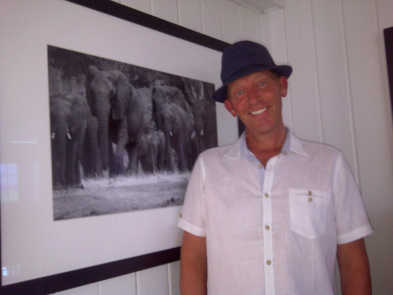 Sam Green who hosted us at his beautiful home in Fire Island